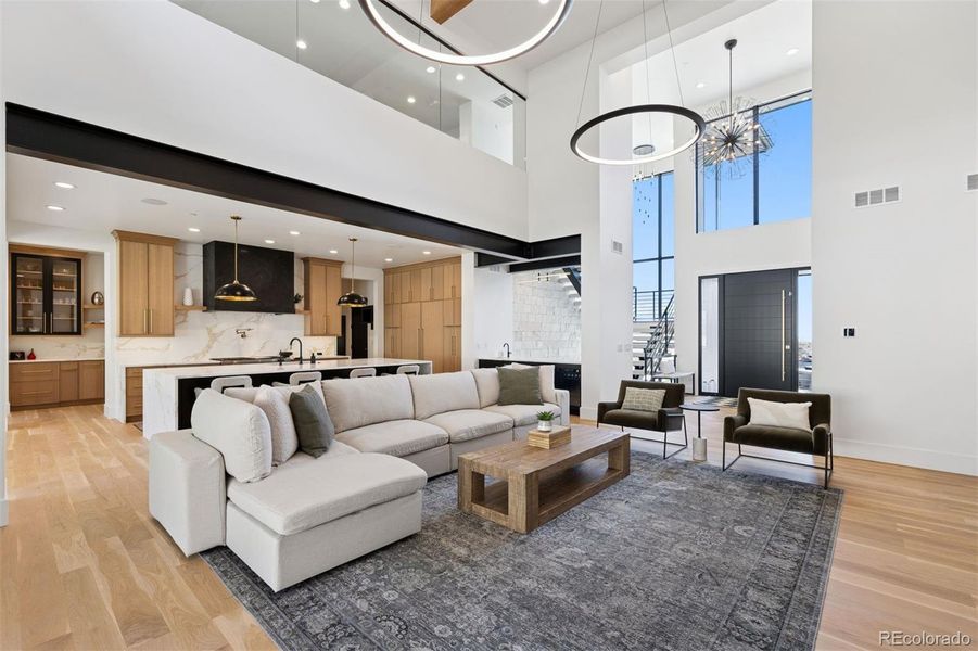 Furnished interior view inside a new home in , Littleton (Image 17).