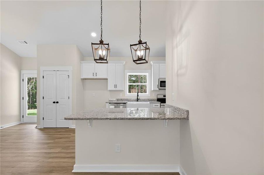 Furnished interior view inside a new home in , Cedartown (Image 10).