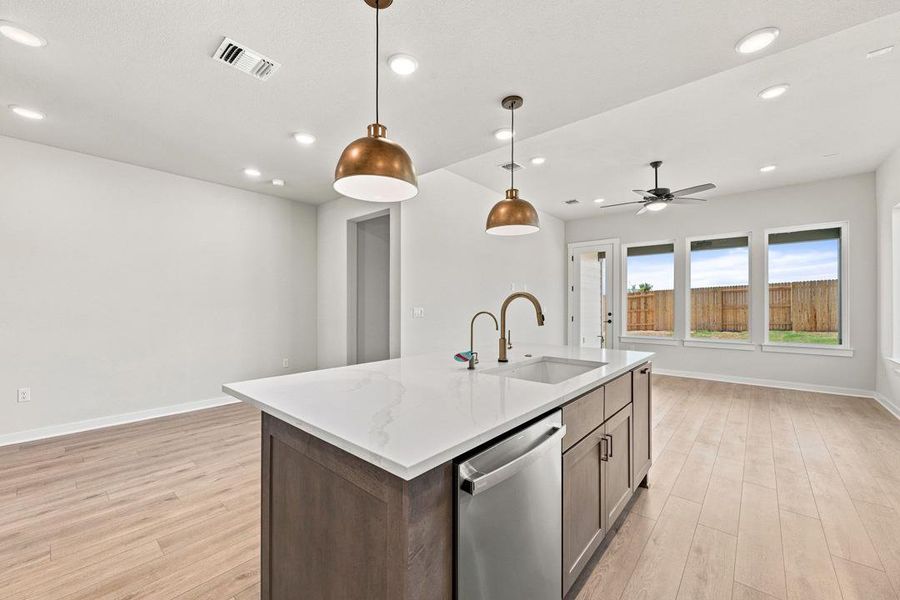 Furnished interior view inside a new home in Terrace Collection At Turner's Crossing, Buda (Image 11). Furnished interior view inside a new home in Terrace Collection At Turner's Crossing, Buda (Image 11).