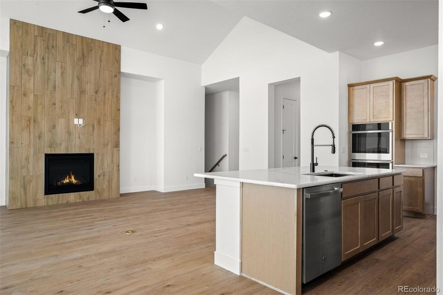 Furnished interior view inside a new home in Wolf Ranch - Enclave Collection, Colorado Springs (Image 17).