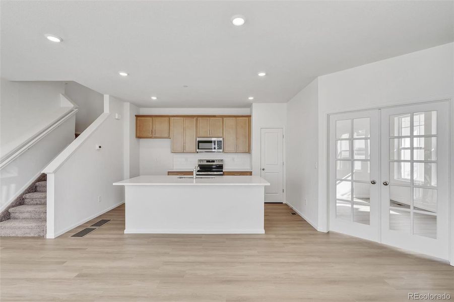 Furnished interior view inside a new home in Turnberry Villas, Commerce City (Image 11).