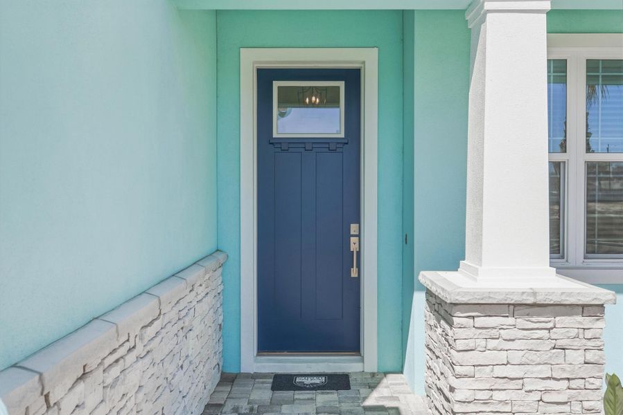 Representative exterior details of a home built from the Bayview by SeaGate Homes in Beachview Cove, Ormond Beach (Image 3).
