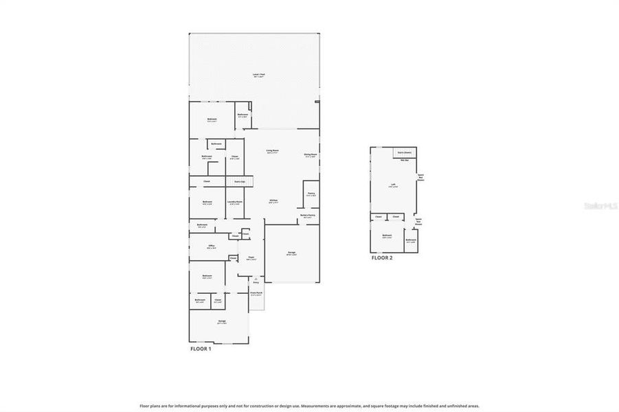 2D floor plan layout of this home in , Venice, FL (Image 5). 2D floor plan layout of this home in , Venice, FL (Image 5).