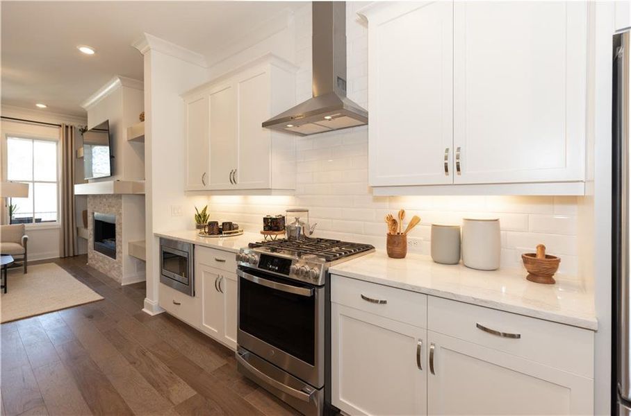 Furnished interior view inside a new home in Waterside Condos, Peachtree Corners (Image 10).