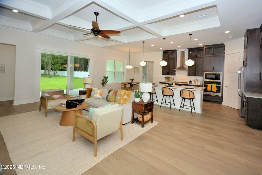 Furnished interior view inside a new home in , Fernandina Beach (Image 25).