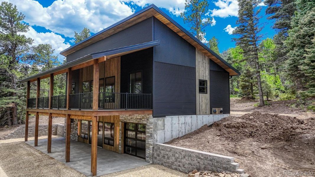 Front exterior of a new home in , Westcliffe, CO, highlighting curb appeal (Image 16).