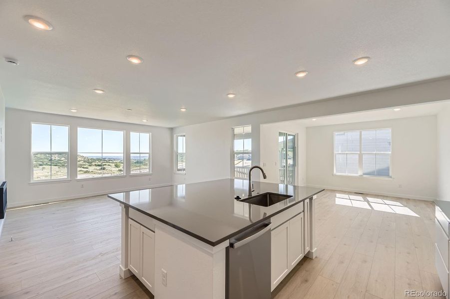 Furnished interior view inside a new home in Macanta: The Grand Collection, Castle Rock (Image 5).