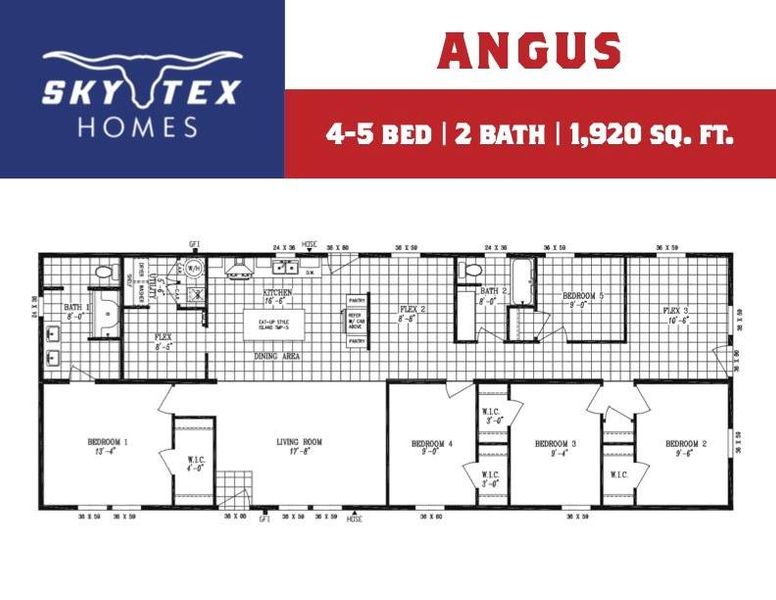 2D floor plan layout of this home in , Brenham, TX (Image 3).