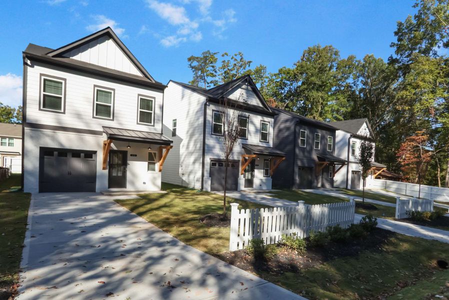 Representative exterior photo of a completed home built from the Khloe by KM Homes in The Cottages at Jackson Heights, Cleveland, GA (Image 22).