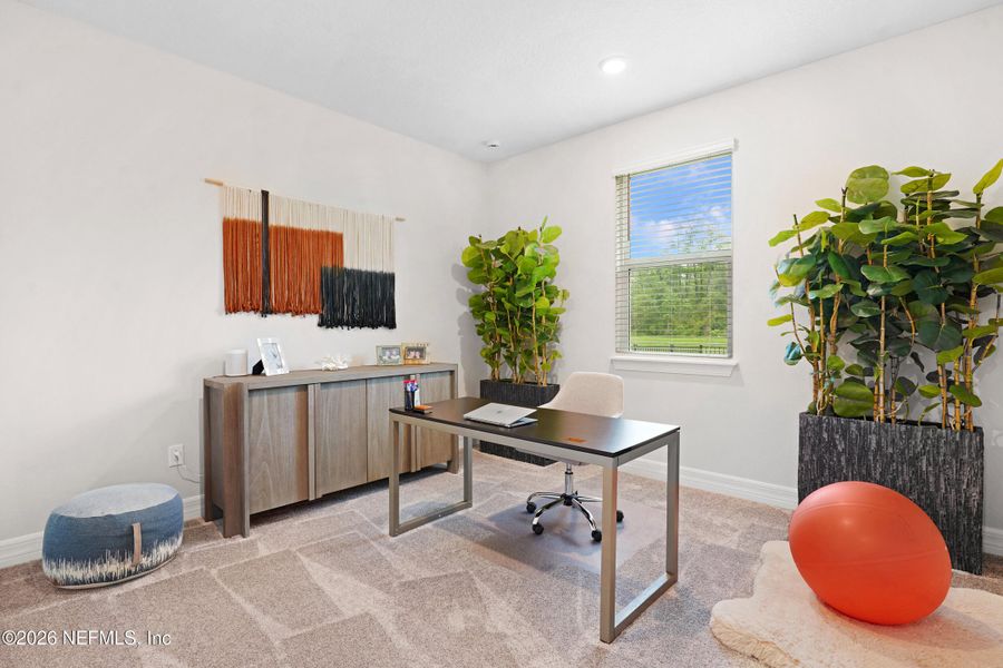 Furnished interior view inside a new home in , Jacksonville (Image 16).
