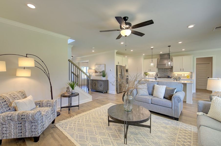 Furnished interior view inside a new home in Arbor Woods, Easley (Image 9).