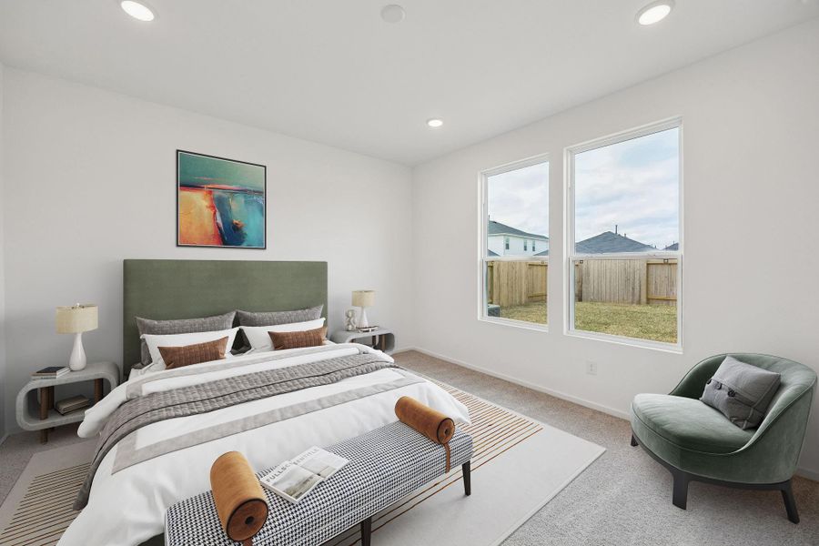 Furnished interior view inside a new home in Montgomery Bend, Montgomery (Image 14).