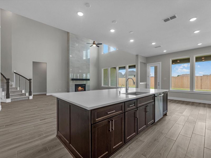 Furnished interior view inside a new home in Harvest Green, Richmond (Image 10). Furnished interior view inside a new home in Harvest Green, Richmond (Image 10).