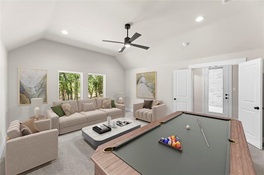 Furnished interior view inside a new home in Arbor Hills, Poolville (Image 25).