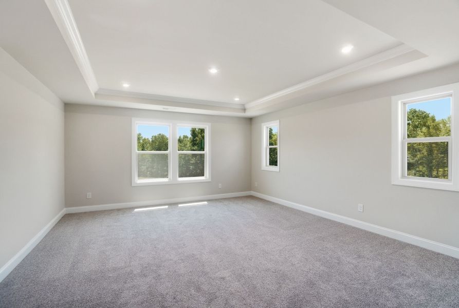 Spacious, unfurnished interior of a new home in Blair Place, Monroe (Image 29). Spacious, unfurnished interior of a new home in Blair Place, Monroe (Image 29).
