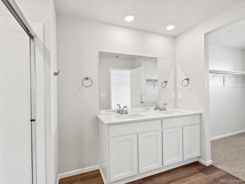 Furnished interior view inside a new home in Poudre Heights: The Meadow Collection, Windsor (Image 9).