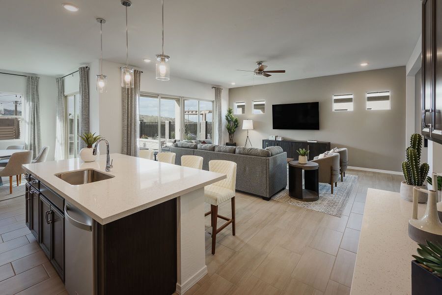 Representative furnished interior of a home built from the Mercury by Mattamy Homes in Pinnacle at San Tan Heights, San Tan Valley (Image 8).