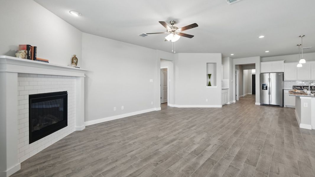 Representative unfurnished interior of a home built from the AVERY by D.R. Horton in Pecan Square, Northlake (Image 20). Representative unfurnished interior of a home built from the AVERY by D.R. Horton in Pecan Square, Northlake (Image 20).