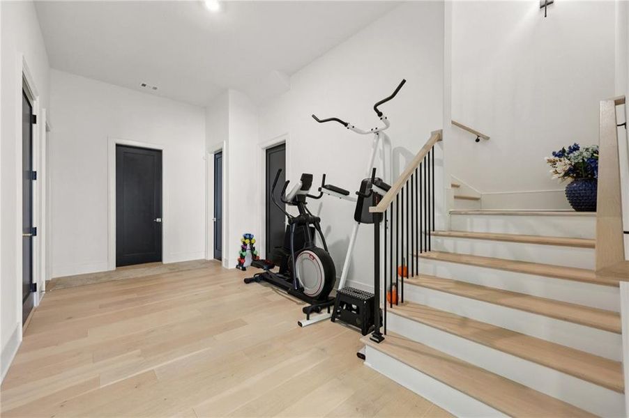 Furnished interior view inside a new home in , Suwanee (Image 8).