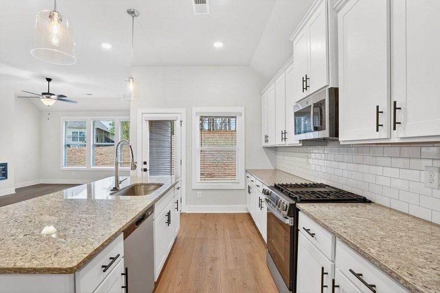 Furnished interior view inside a new home in The Fairways at Mirror Lake, Villa Rica (Image 18).