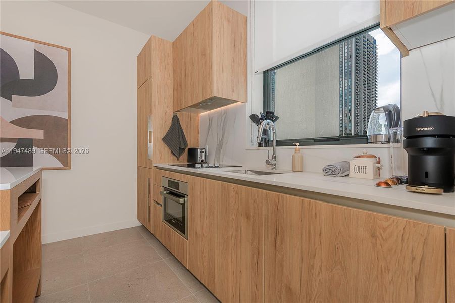 Furnished interior view inside a new home in , Miami (Image 9).