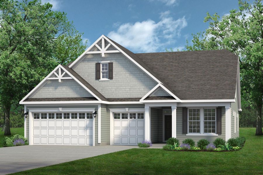 Representative exterior photo of a completed home built from the The Surfrider by Chesapeake Homes in Coastal Club of the Carolinas, Calabash, NC (Image 24).