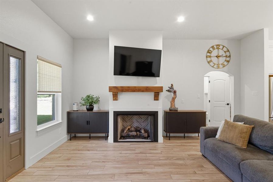 Furnished interior view inside a new home in , Alvord (Image 19).