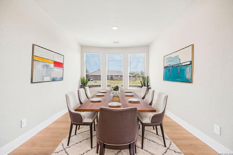 Furnished interior view inside a new home in Carmel Ranch, Schertz (Image 9).