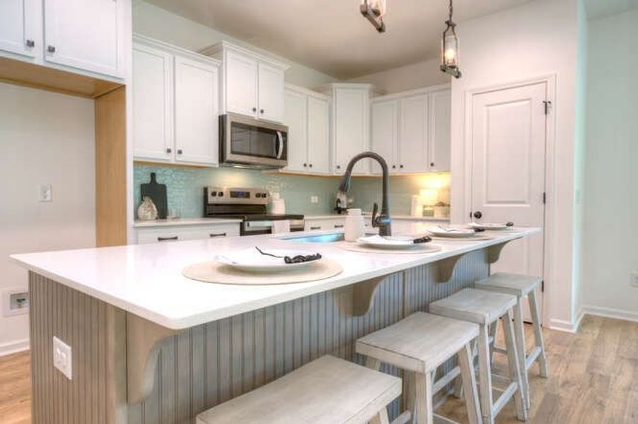 Representative furnished interior of a home built from the Durell by True Homes in Homecoming, Ravenel (Image 3).