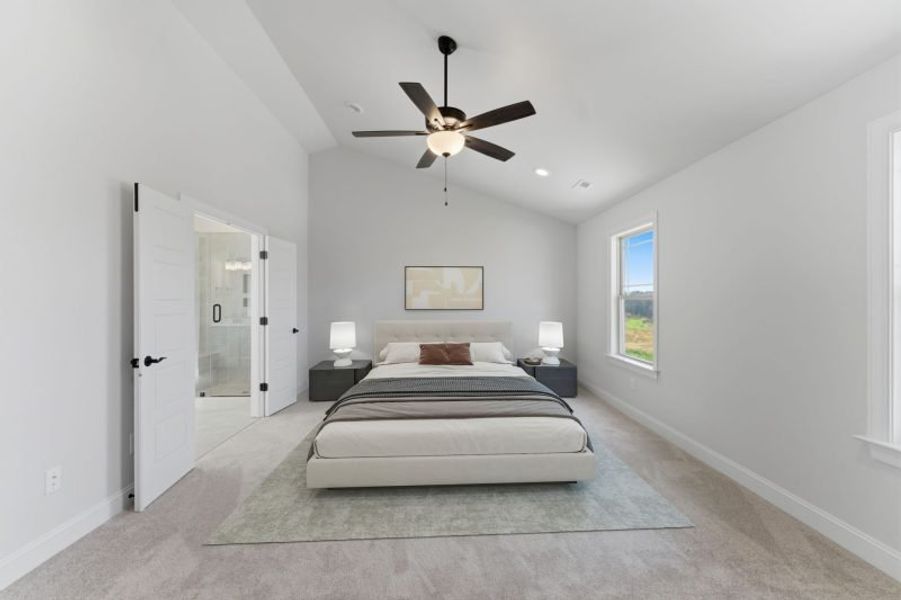 Furnished interior view inside a new home in Blacksmith, Stokesdale (Image 17).