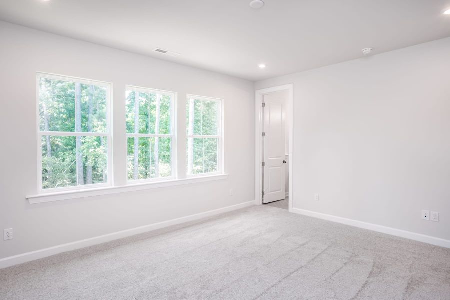 Representative unfurnished interior of a home built from the Kinston by Tri Pointe Homes in Elm Park, Raleigh (Image 16).