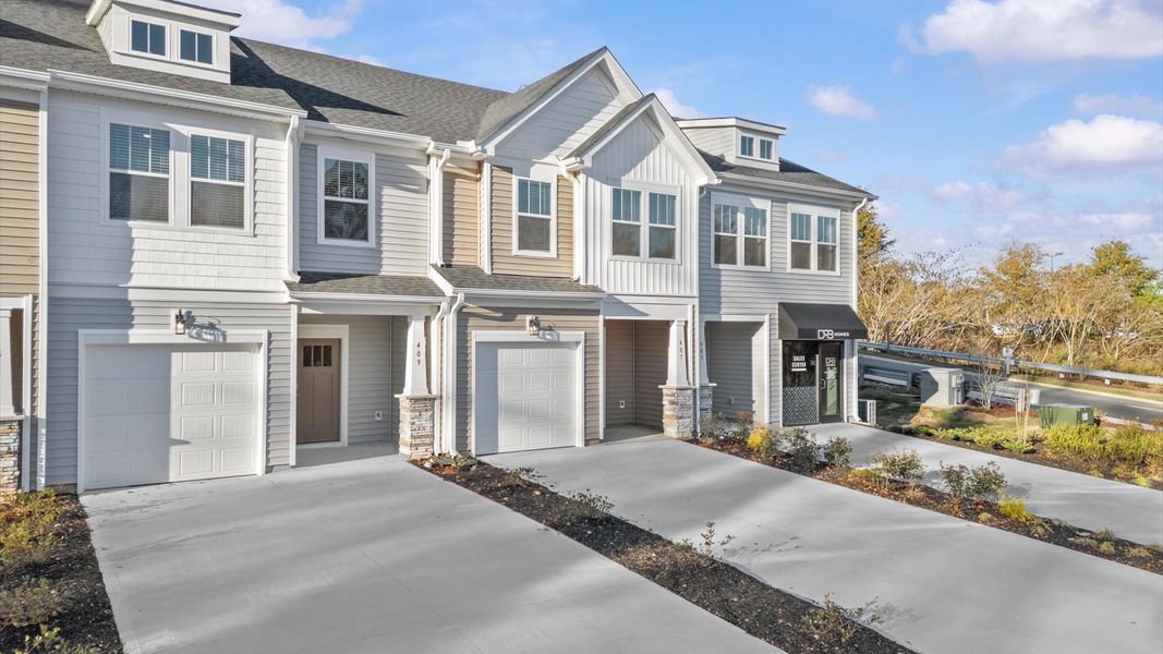 First-rate curb appeal with clean lines and a welcoming front entry First-rate curb appeal with clean lines and a welcoming front entry