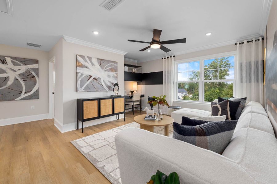 Representative furnished interior of a home built from the Willwood by Pulte Homes in Everbrook, Angier (Image 19).
