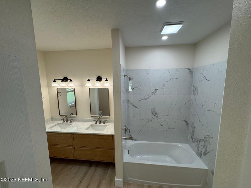 Furnished interior view inside a new home in , Jacksonville (Image 17). Furnished interior view inside a new home in , Jacksonville (Image 17).