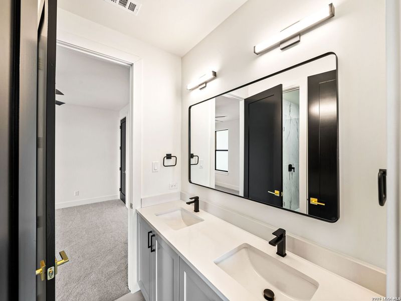 Furnished interior view inside a new home in , San Antonio (Image 8).