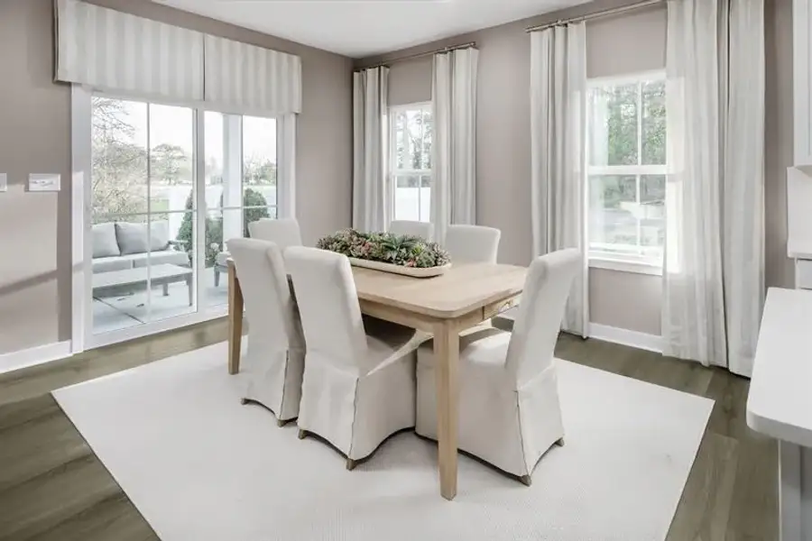 Representative furnished interior of a home built from the Ashbrooke by Ryan Homes in Windsor Estates, Walhalla (Image 4).