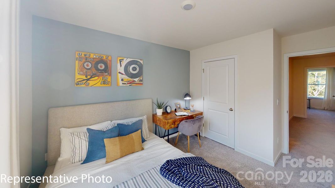 Furnished interior view inside a new home in Huffman Ridge, Hickory (Image 46).