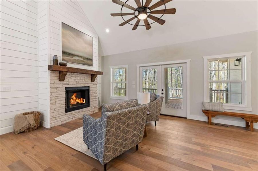 Furnished interior view inside a new home in , Morganton (Image 11).