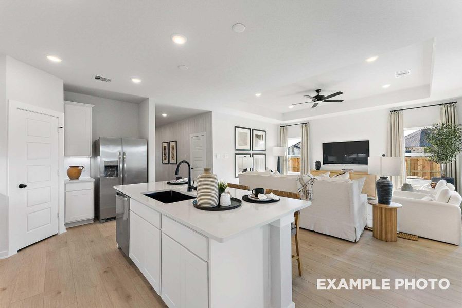 Furnished interior view inside a new home in Sundance Cove, Crosby (Image 29).