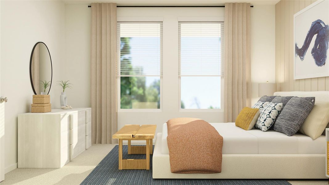 Furnished interior view inside a new home in Moore Landing, Magnolia (Image 9).