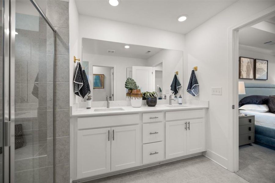 Furnished interior view inside a new home in Wellington Estates, Madison (Image 36).