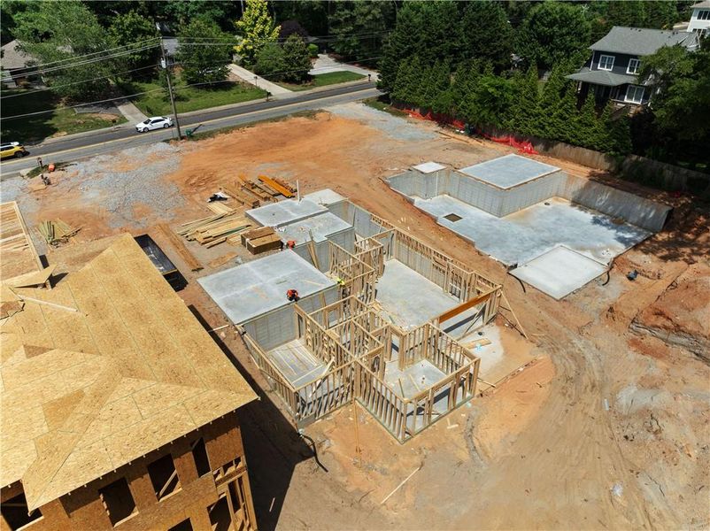 In-progress construction of a new home in , Atlanta, GA (Image 12).