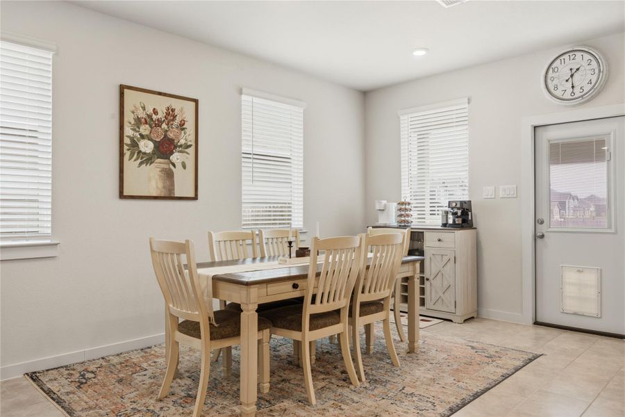 Dining room featuring plenty of natural light