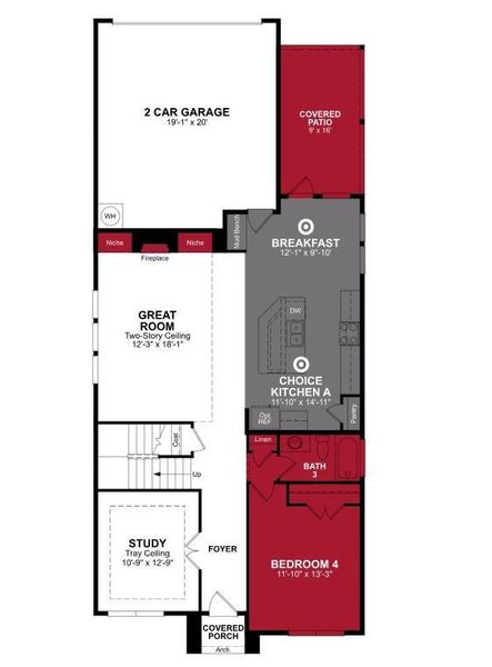 Beazer Homes Wildflower Ranch Whitney Floorplan. Beazer Homes Wildflower Ranch Whitney Floorplan.