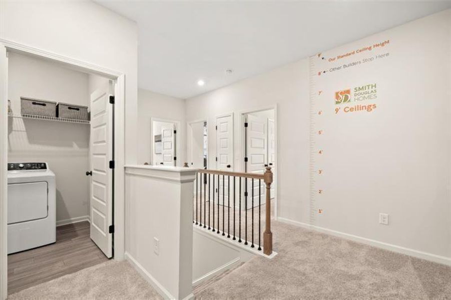 Furnished interior view inside a new home in Jameson Towns, Villa Rica (Image 29).