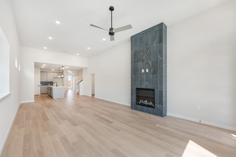Spacious, unfurnished interior of a new home in Willow Grove Single-Family Homes, Melissa (Image 35).