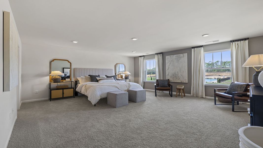 Furnished interior view inside a new home in Bentley Park, Greenwood (Image 31).