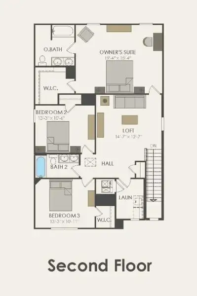 Pulte Homes, Monroe LS201 floor plan Pulte Homes, Monroe LS201 floor plan