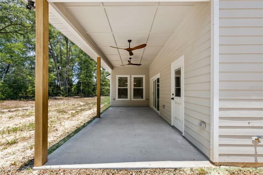 Exterior details and patio area of a home in , Alachua (Image 27).