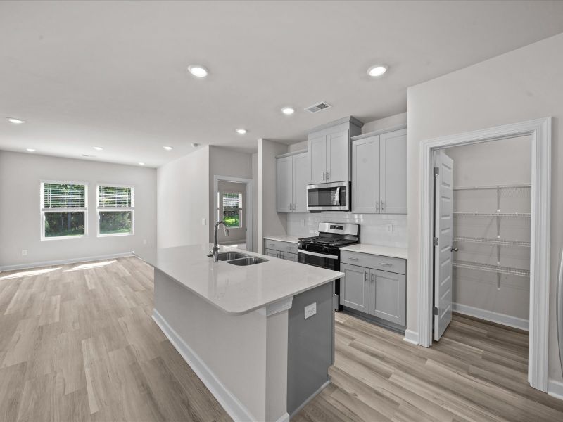 Furnished interior view inside a new home in Vickery Station, Woodruff (Image 3). Furnished interior view inside a new home in Vickery Station, Woodruff (Image 3).
